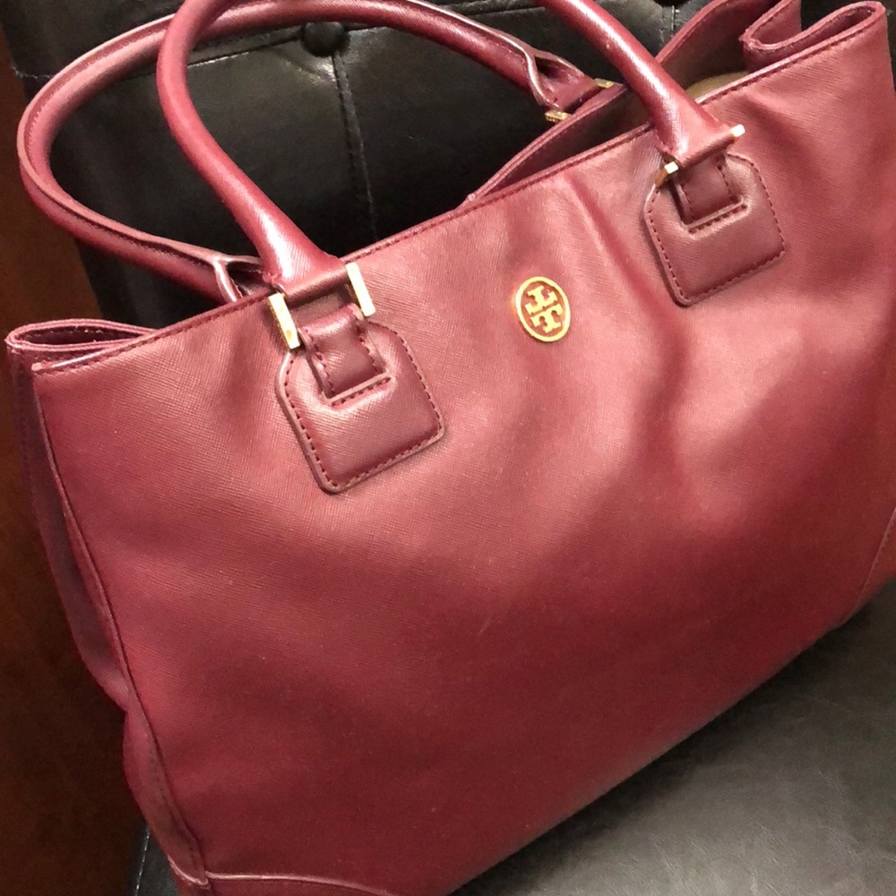 Tory Burch Leather Tote Bag - Picture 4 of 8
